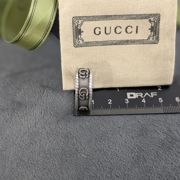 Gucci GG double monogram icon ring 10 - Picture 6 of 8